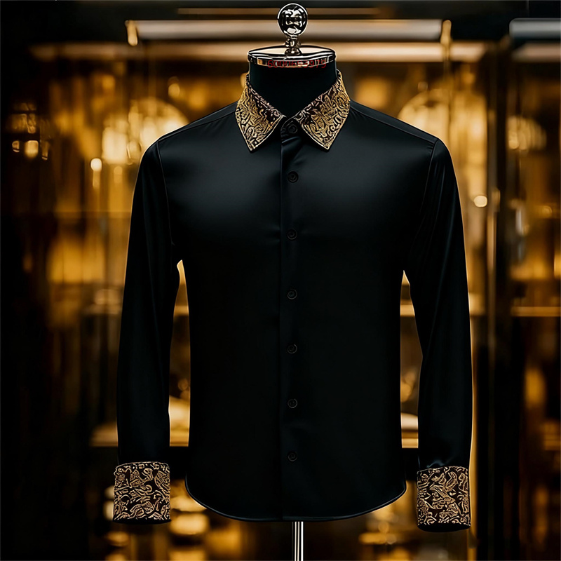 Men'S Formal Ethnic Wear - Męska koszula w etnicznym stylu, elegancka