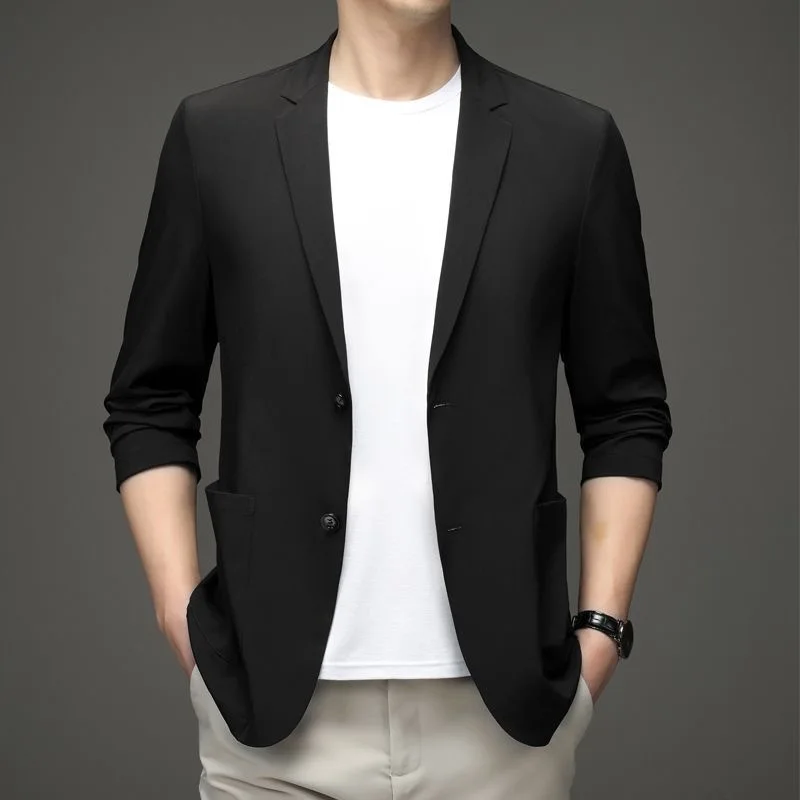 Men Formal Wear In Summer - Nowe letnie męskie cienkie marynarki garnitur