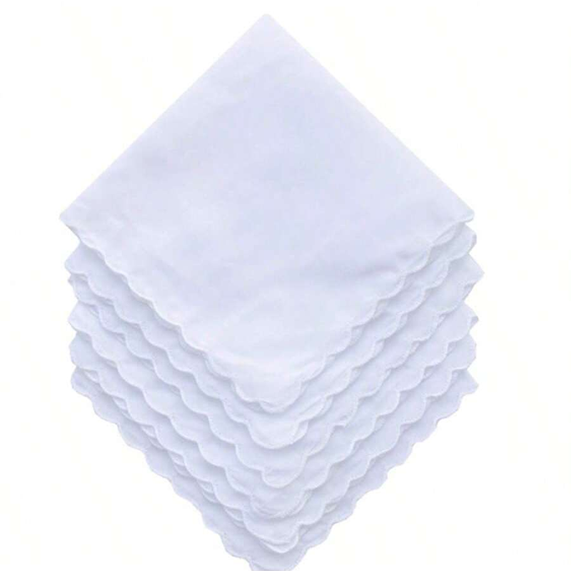 Monogrammed Handkerchief - 6 sztuk/bawełniane chusteczki do nosa w
