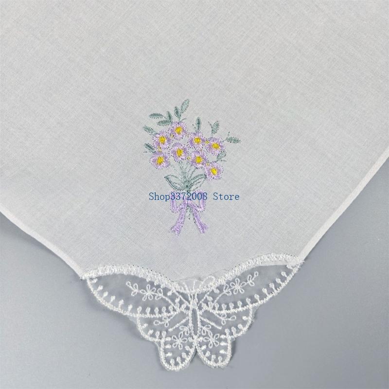 Bawełniana chusteczka z haftem – Monogrammed Handkerchief recenzja i cena
