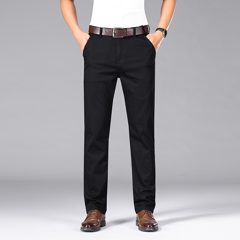Pure Black Jeans Men's Summer  – Men Formal Wear With Jeans recenzja i cena