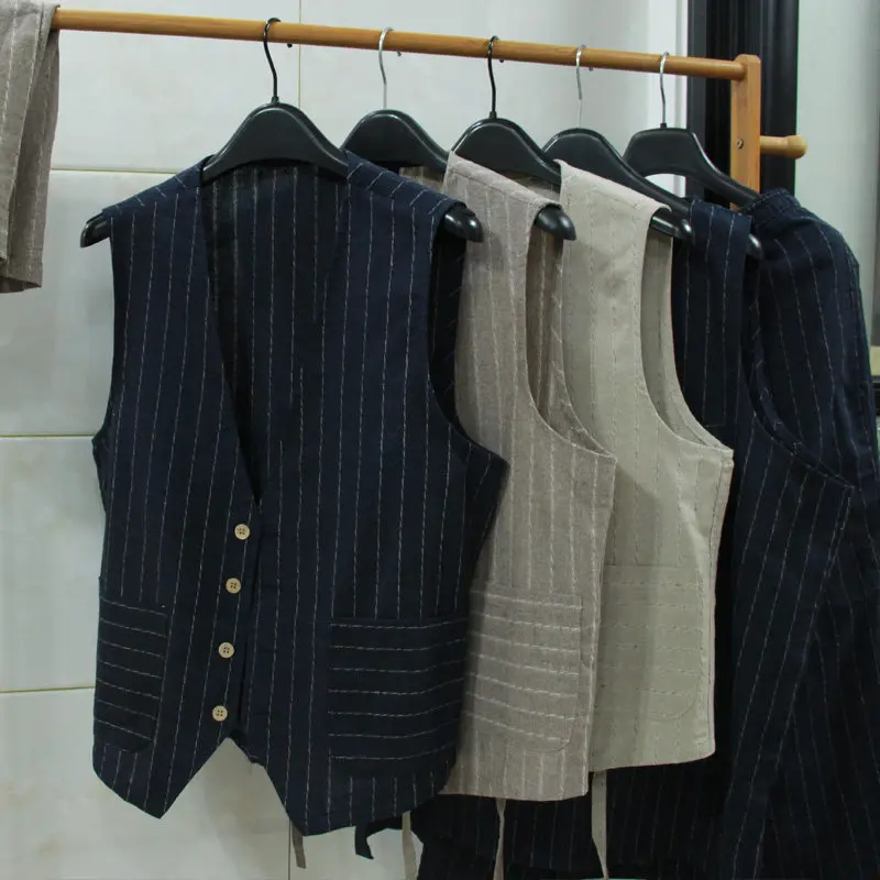 Brytyjska lniana kamizelka męs – Men Formal Wear In Summer recenzja i cena
