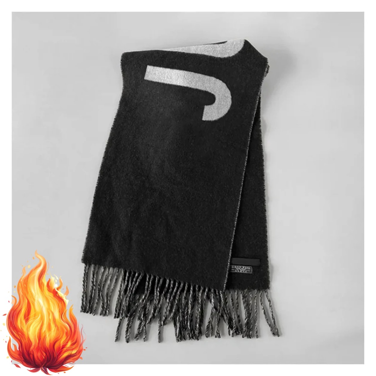 Szalik damski ze 100% wełny, l – Monogrammed Handkerchief recenzja i cena