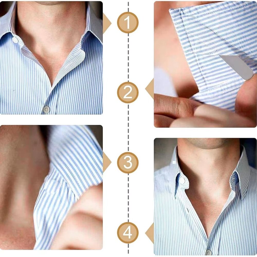 6 szt. Nowe, magnetyczne uszty – Collar Stay Metal recenzja i cena
