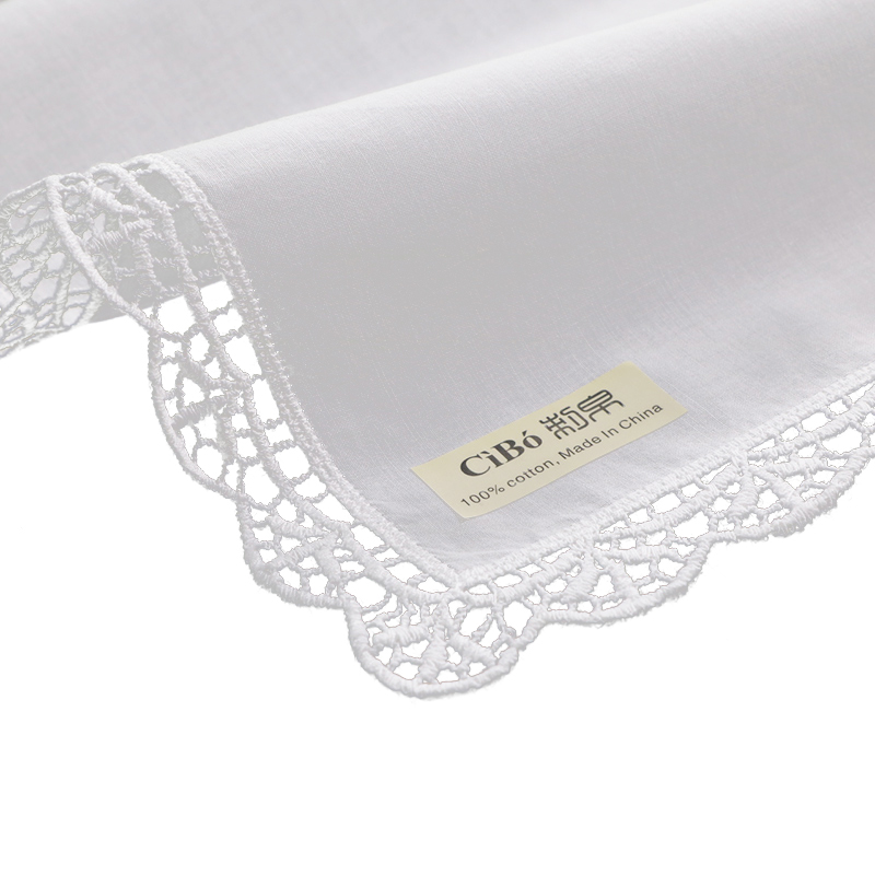 D003 Białe 100% bawełniane chu – Monogrammed Handkerchief recenzja i cena