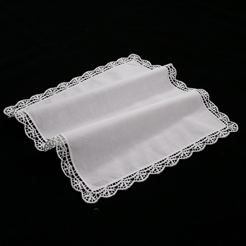 D003 Białe 100% bawełniane chu – Monogrammed Handkerchief recenzja i cena