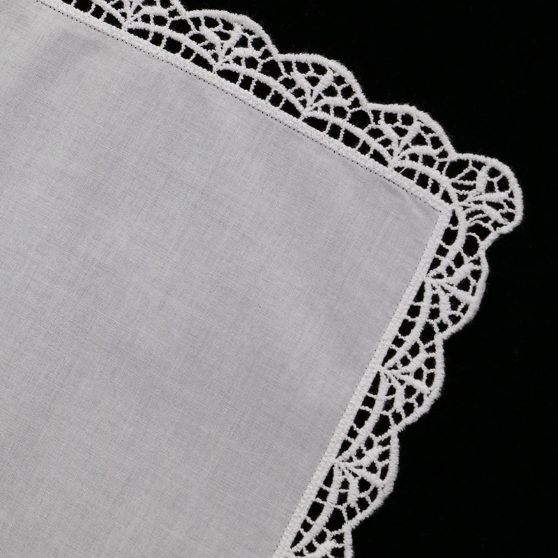 D003 Białe 100% bawełniane chu – Monogrammed Handkerchief recenzja i cena