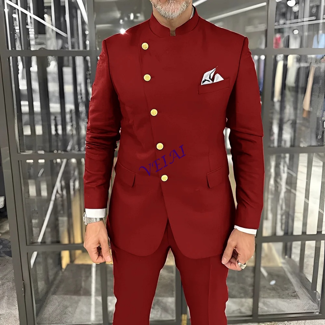 Zestaw Garniturów Ślubnych Sli – Men Formal Wear Wedding recenzja i cena