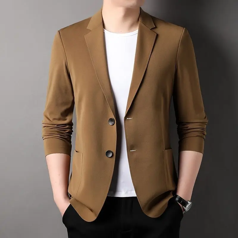 Nowe letnie męskie cienkie mar – Men Formal Wear In Summer recenzja i cena