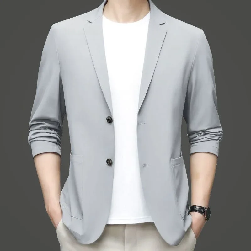 Nowe letnie męskie cienkie mar – Men Formal Wear In Summer recenzja i cena