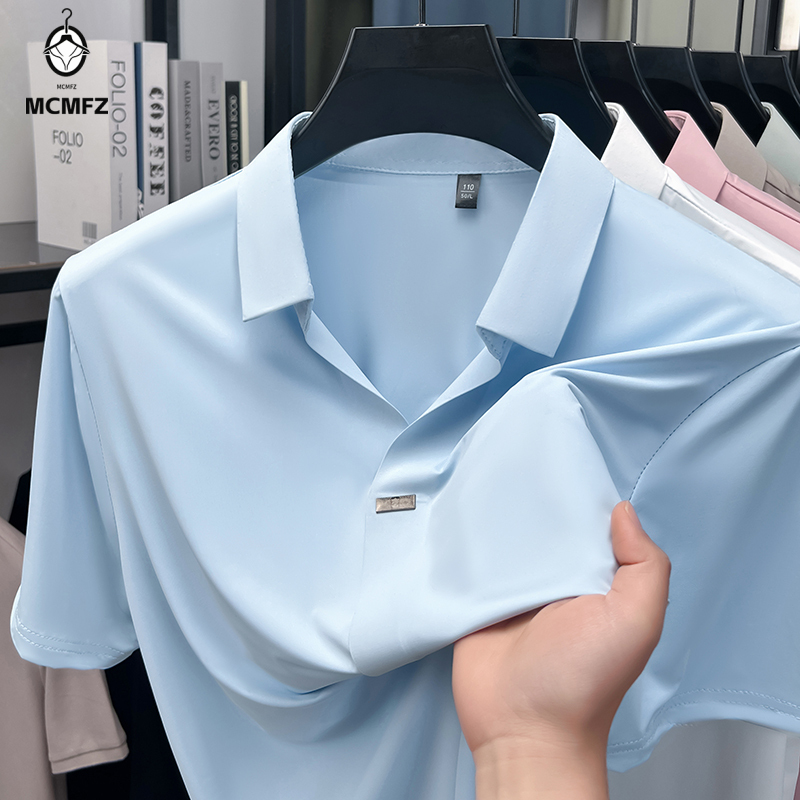 Prosta koszula męska z ukrytym – Men Formal Wear In Summer recenzja i cena