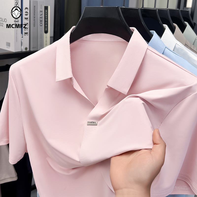 Prosta koszula męska z ukrytym – Men Formal Wear In Summer recenzja i cena
