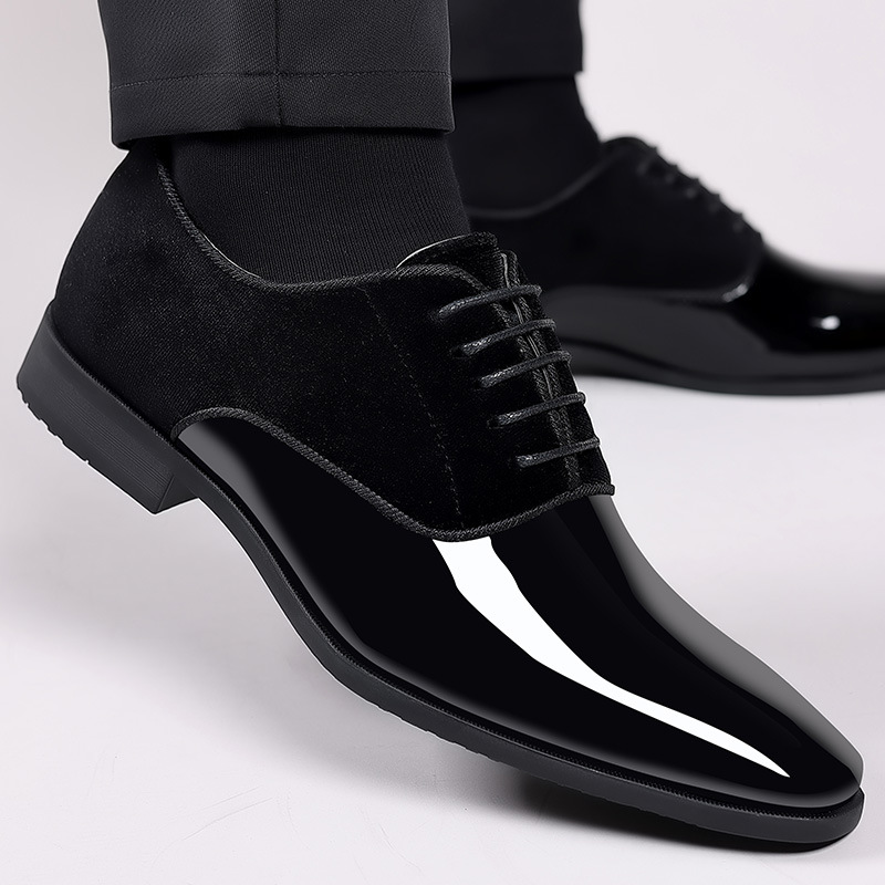 Męskie buty wizytowe nowe skór – Men Formal Wear Wedding recenzja i cena