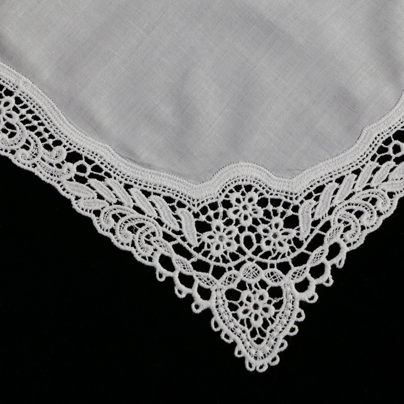 A009 Białe bawełniane chustecz – Monogrammed Handkerchief recenzja i cena