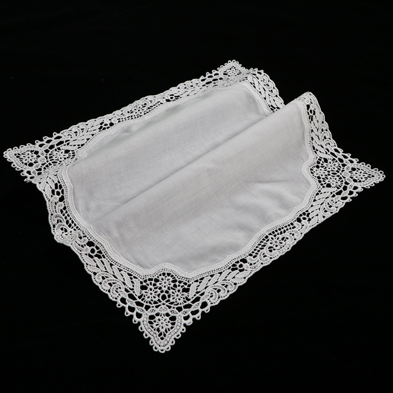 A009 Białe bawełniane chustecz – Monogrammed Handkerchief recenzja i cena