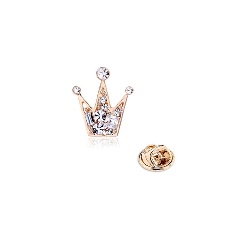 Luksusowa broszka z metalową k – Tuxedo Lapel Pin recenzja i cena