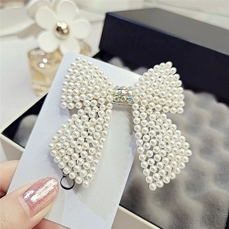 Rhinestone Pearl Bow spinki do – Tie Bar Clip recenzja i cena