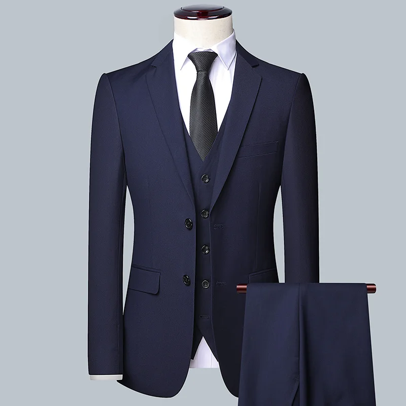 Męski garnitur biznesowy w jed – Men Formal Wear Wedding recenzja i cena