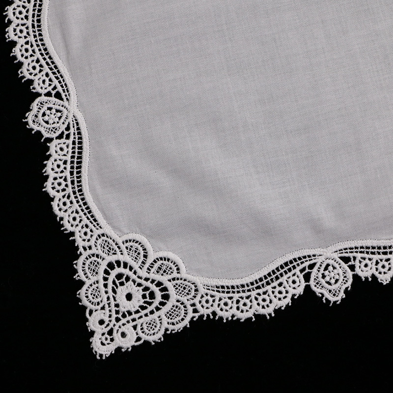 A004 Białe bawełniane chustecz – Monogrammed Handkerchief recenzja i cena
