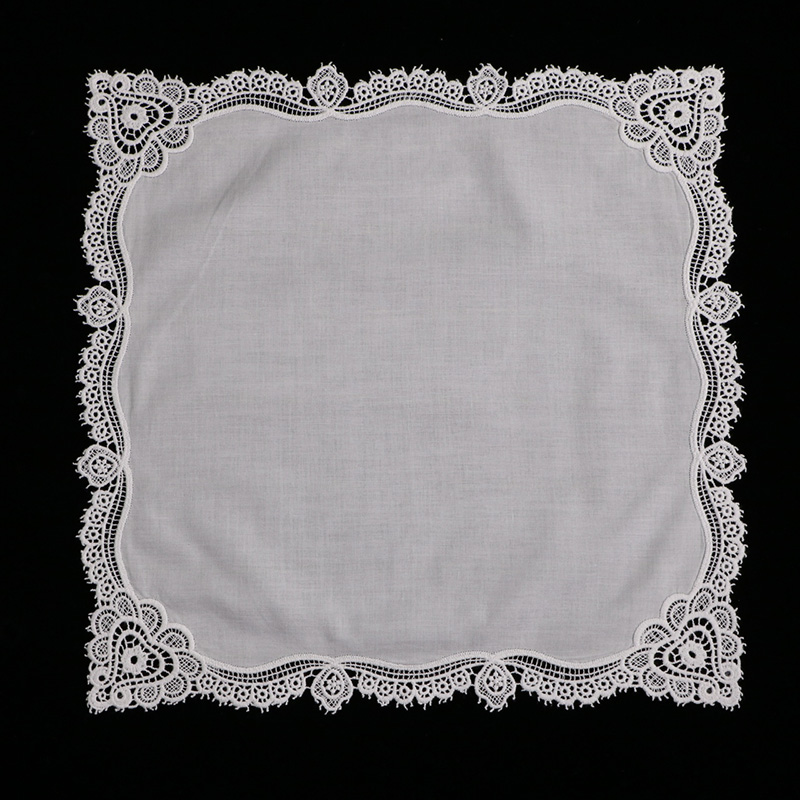 A004 Białe bawełniane chustecz – Monogrammed Handkerchief recenzja i cena