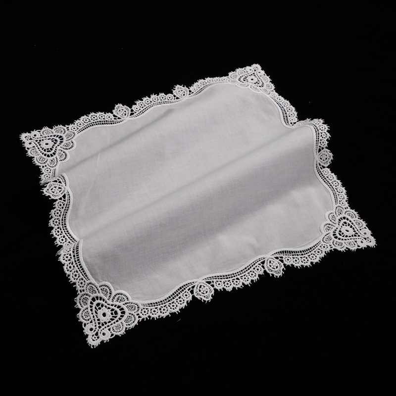 A004 Białe bawełniane chustecz – Monogrammed Handkerchief recenzja i cena