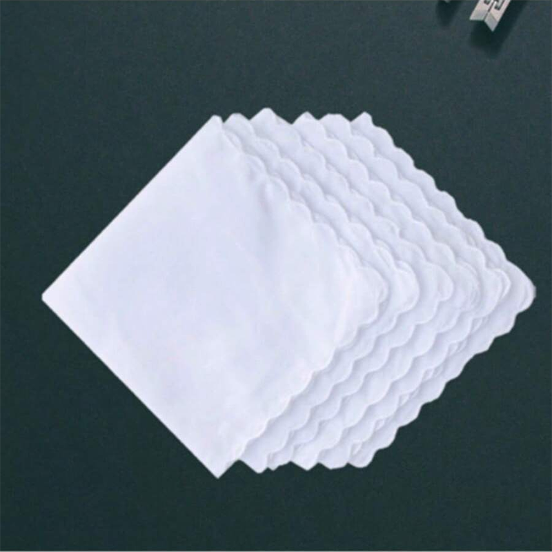 6 sztuk/bawełniane chusteczki  – Monogrammed Handkerchief recenzja i cena