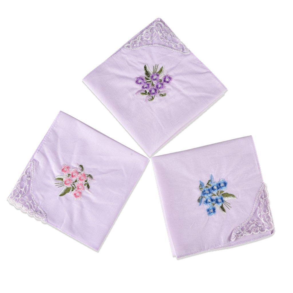 3PCS Luksusowe bawełniane chus – Monogrammed Handkerchief recenzja i cena