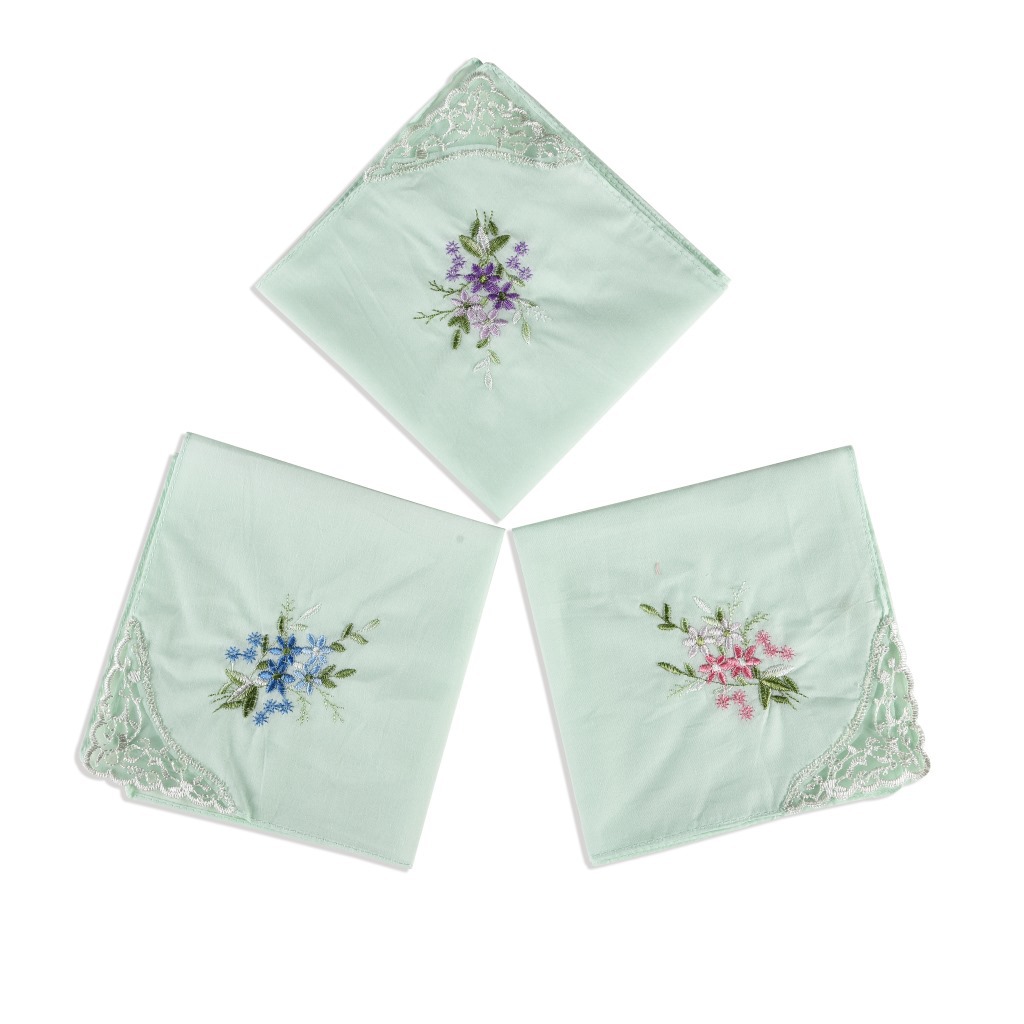 3PCS Luksusowe bawełniane chus – Monogrammed Handkerchief recenzja i cena