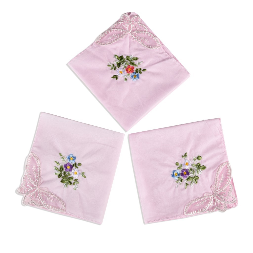 3PCS Luksusowe bawełniane chus – Monogrammed Handkerchief recenzja i cena