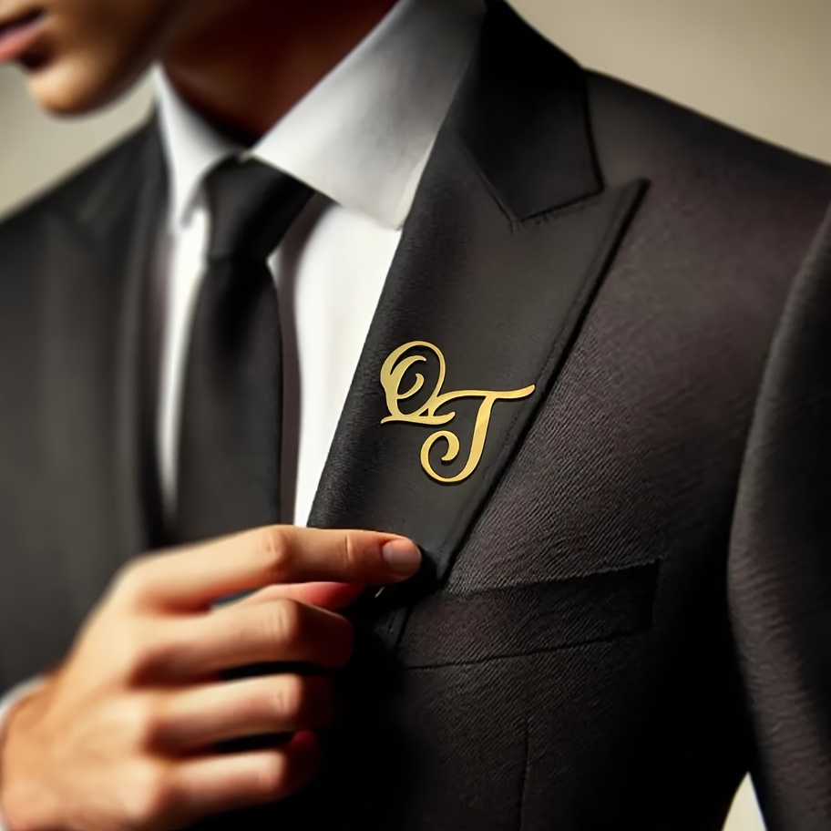 Spersonalizowana broszka ze st – Tuxedo Lapel Pin recenzja i cena