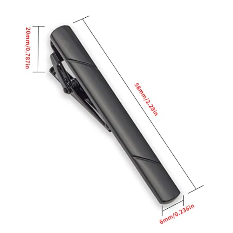 4 szt. spinek do krawata dla m – Tie Bar Clip recenzja i cena