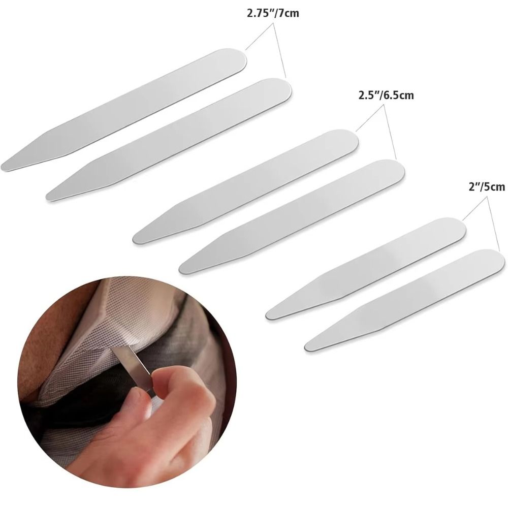6 szt. Nowe magnetyczne wkładk – Collar Stay Metal recenzja i cena