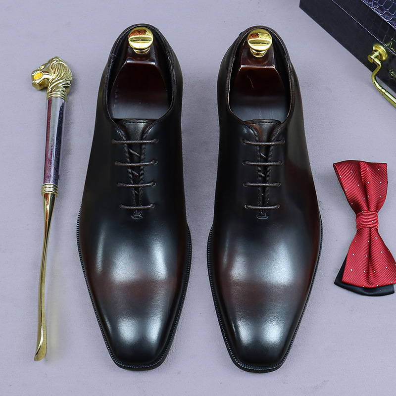 Męskie buty Oxford ze skóry na – Men'S Luxury Formal Wear Brands recenzja i cena