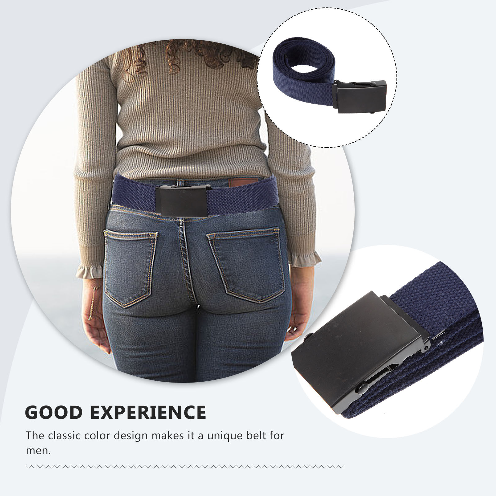 Męski płócienny pasek do spodn – Men Formal Wear With Jeans recenzja i cena
